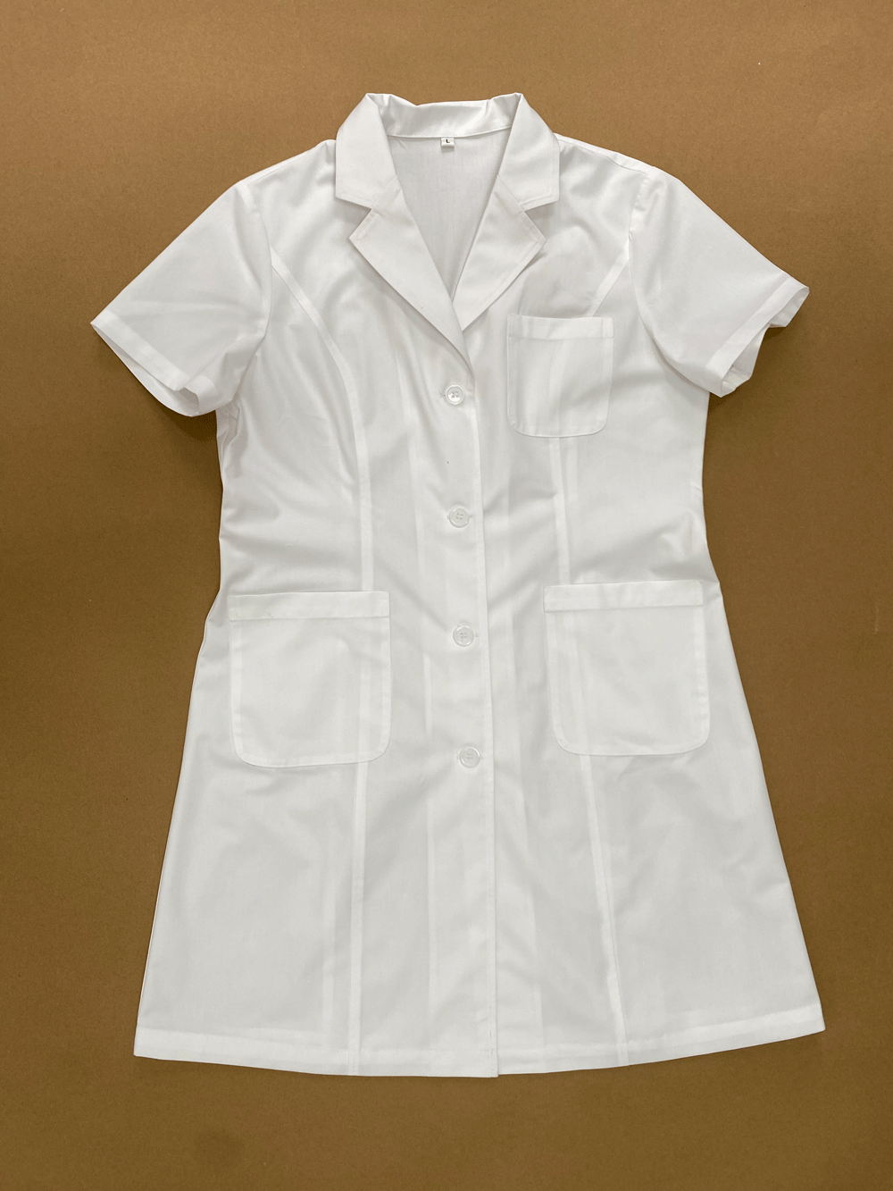 女士醫(yī)生制服定制白大褂收腰款醫(yī)生工作服定制 派登服飾