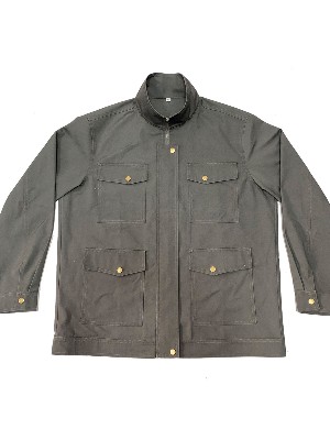 春秋季長(zhǎng)袖工作服定制耐磨防燙電焊服工程服批量定制 派登服飾
