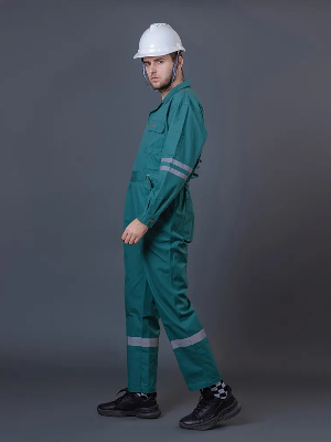 工廠連體工作服定制加反光條安全工裝定制耐磨耐臟工裝 派登服飾