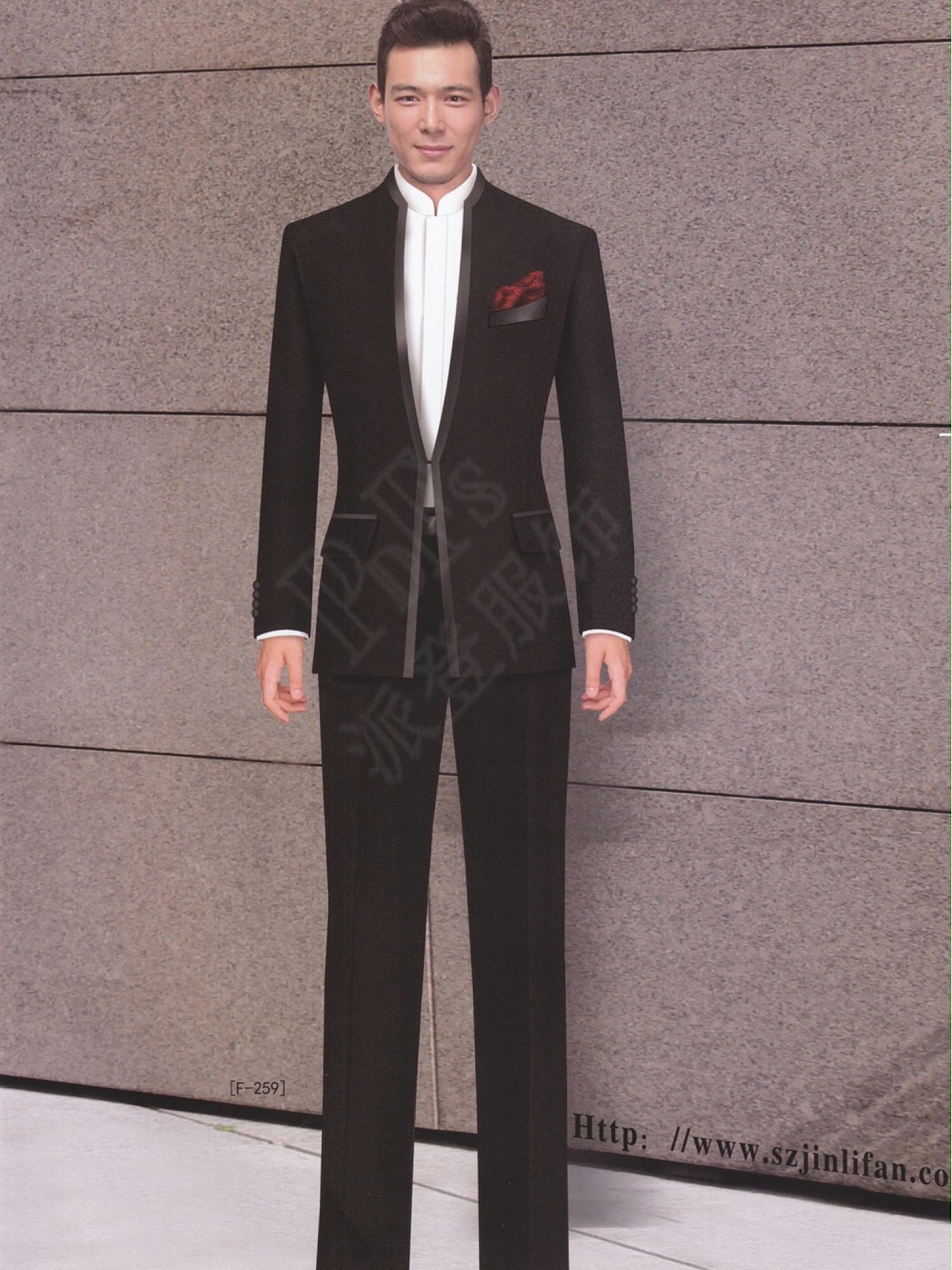 男士春秋西裝套裝工作服