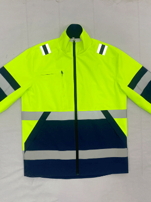 高能見度工作服定制加反光條春秋季防水工裝上衣定制 派登服飾