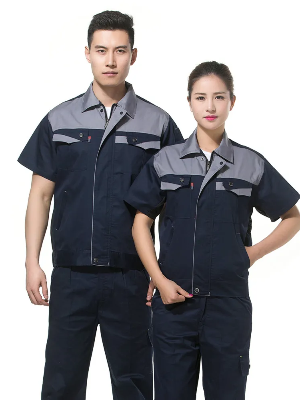 工廠夏季防靜電工作服定制汽修廠工作服批量定制加logo 派登服飾