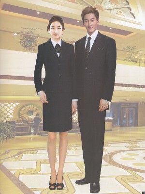 商務酒店前臺迎賓西裝制服