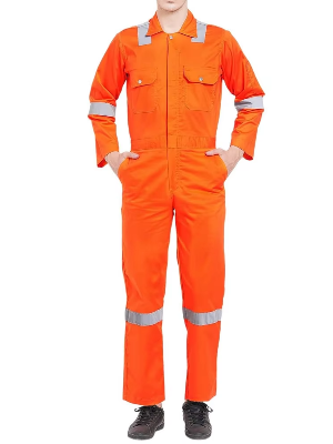 加反光條連體工作服定制耐磨耐臟工作服定制可加logo 派登服飾