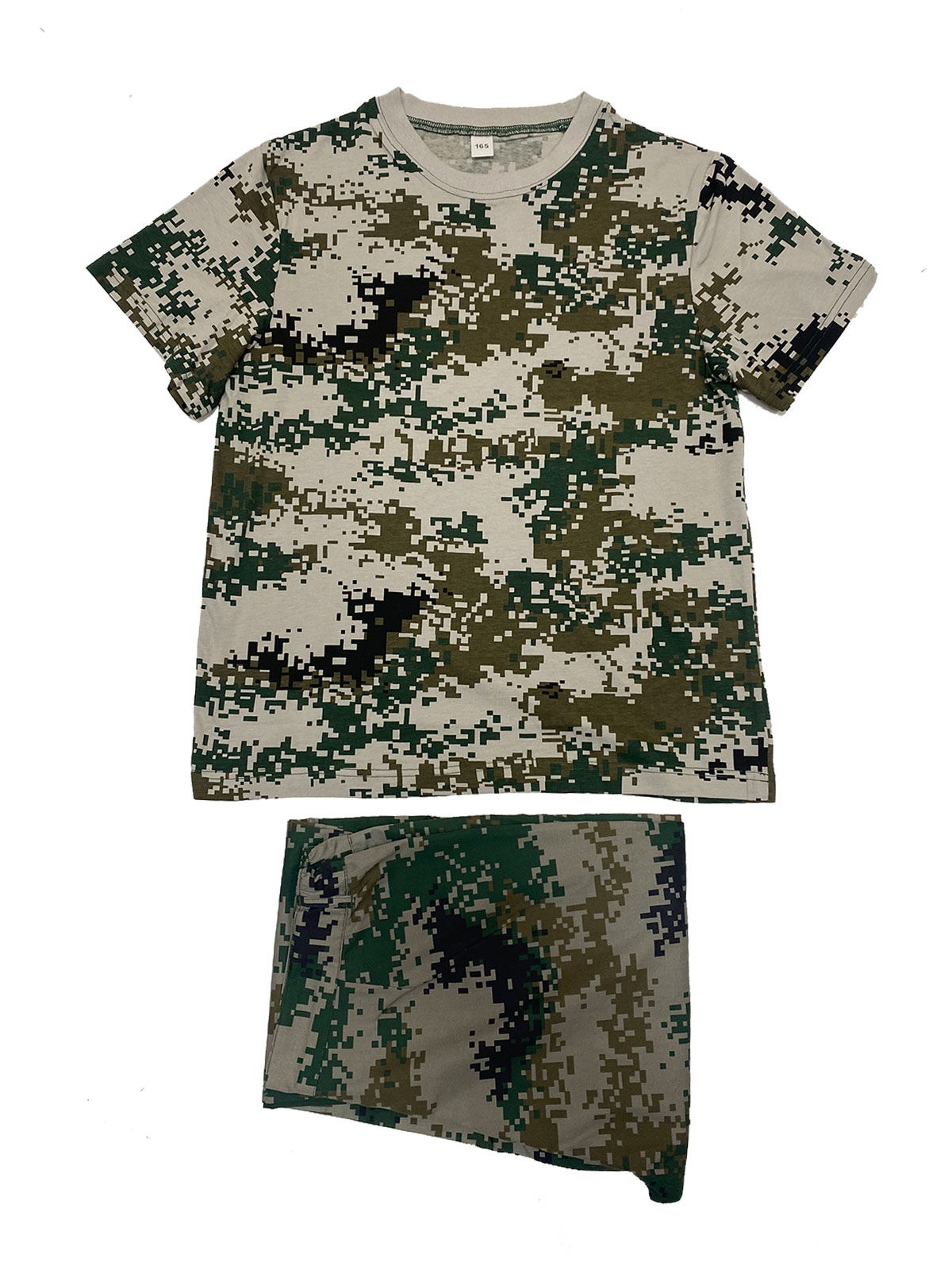 長(zhǎng)袖短袖迷彩服套裝定制學(xué)生軍訓(xùn)服作訓(xùn)服批量定制 派登服飾